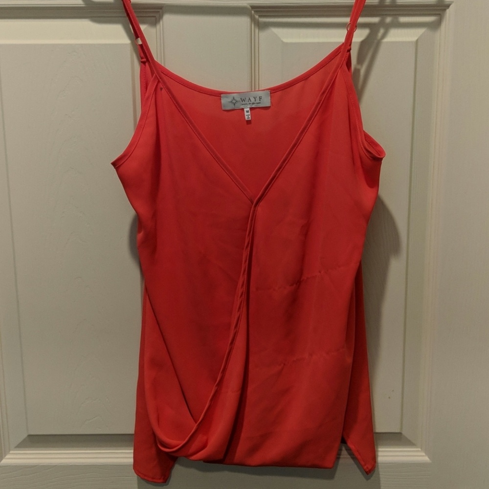 Red blouse